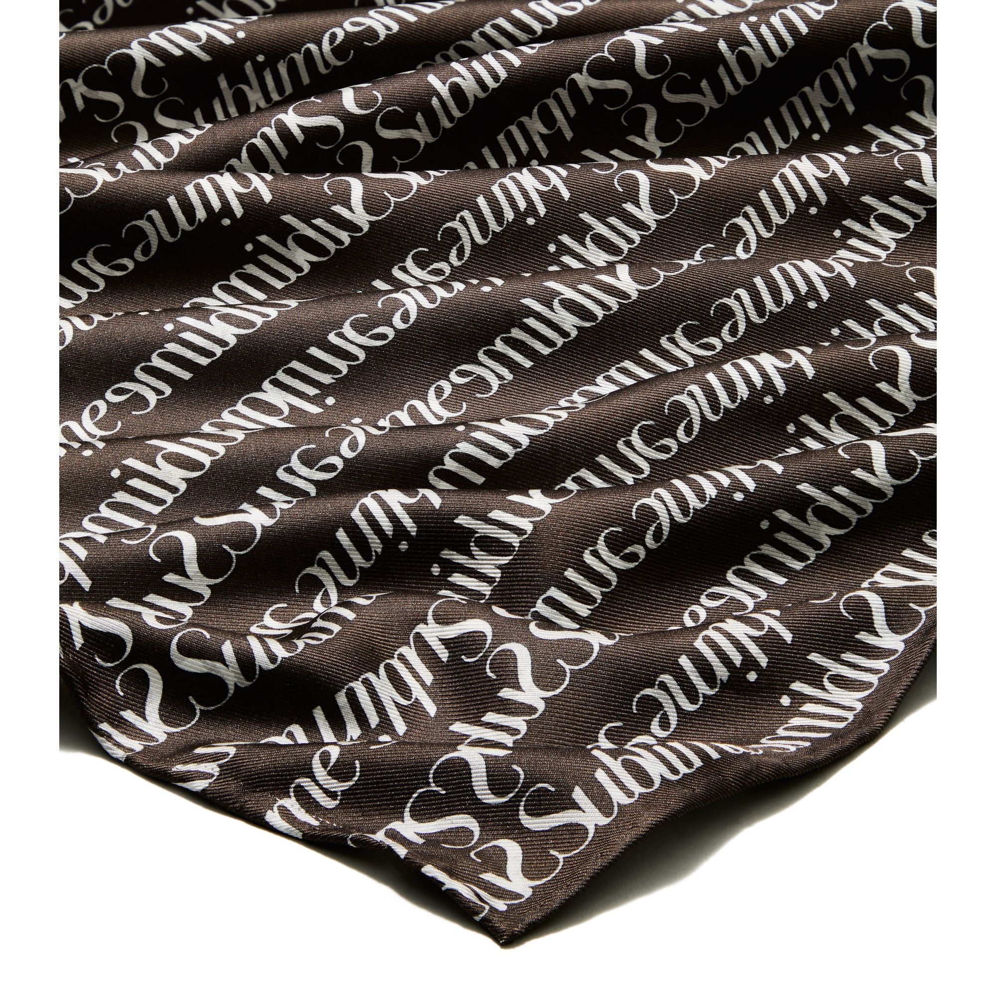 Women T Monogram Sublime Neckerchief - Chocolate Brown