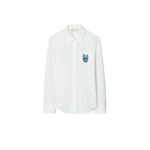 Women Poplin Duck Button Down - White