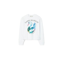 Women Lucky Duck Cotton Sweatshirt - White Glass Swan