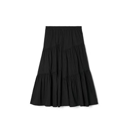 Women Cotton Skirt - Black