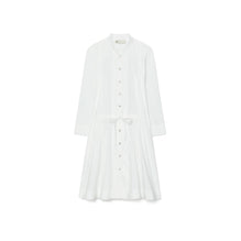 Women Mini Cotton Dress - White