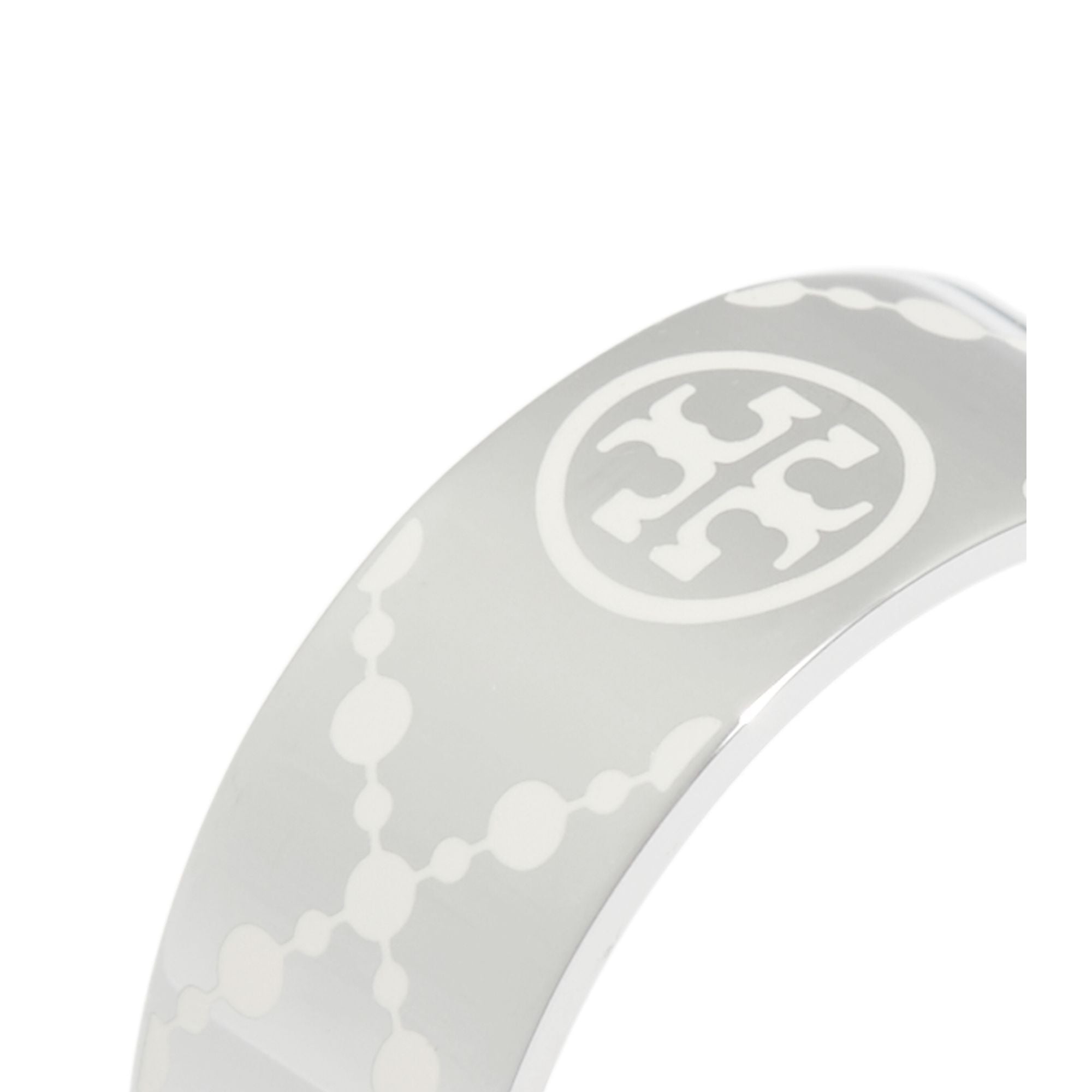 Women Icon T Monogram Ring - Tory Silver / Ivory
