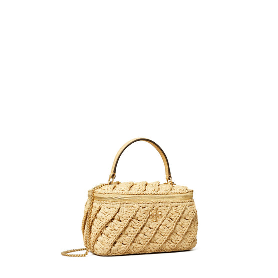 Women Kira Crochet Vanity Case - Natural