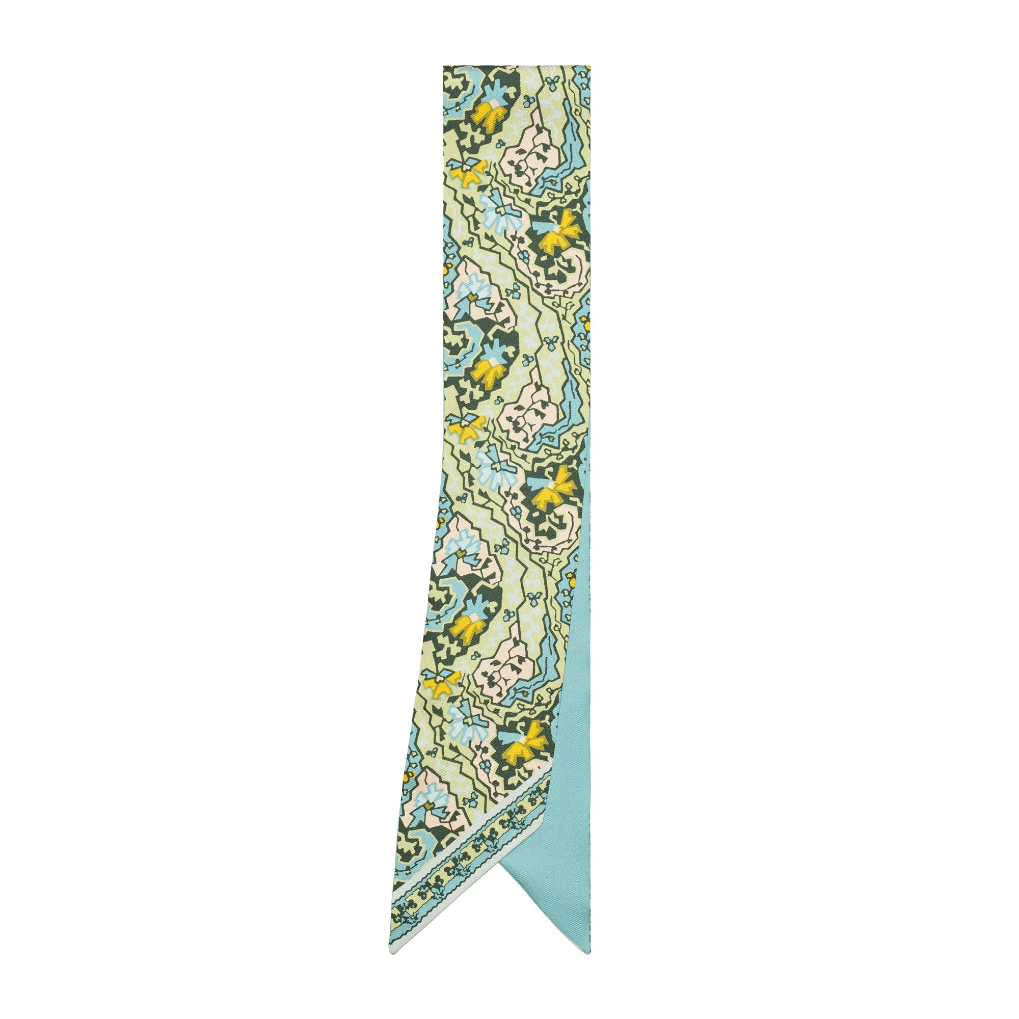 Women Dream Paisley Silk Ribbon Tie - Dream Paisley