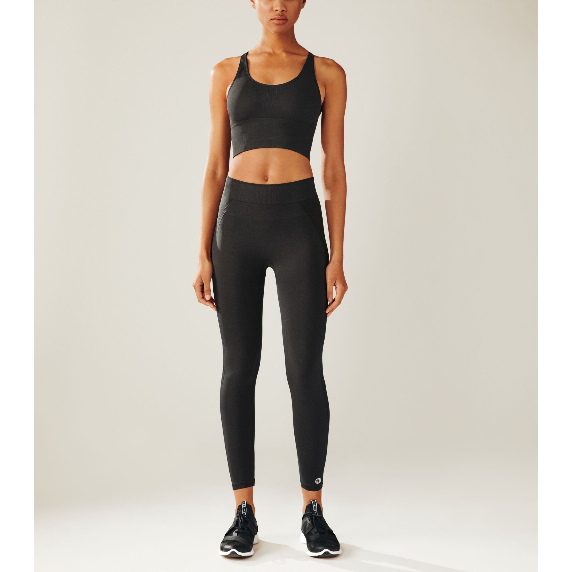 Women Seamless Cami Long Bra - Sport Black
