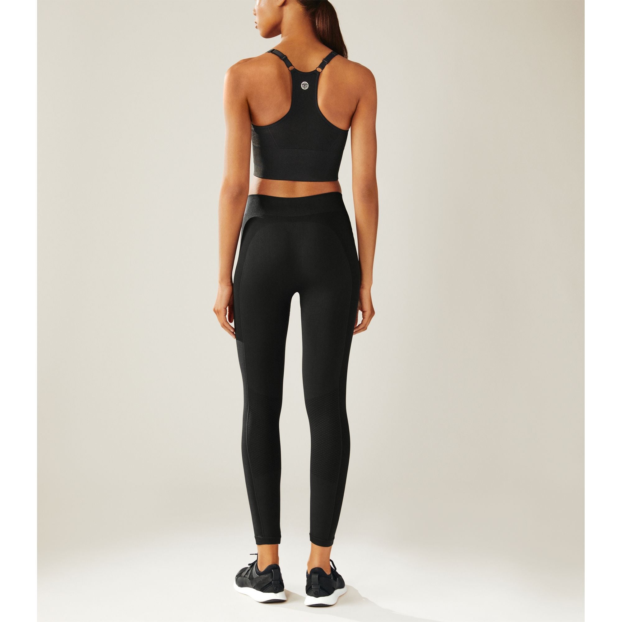 Women Seamless Cami Long Bra - Sport Black
