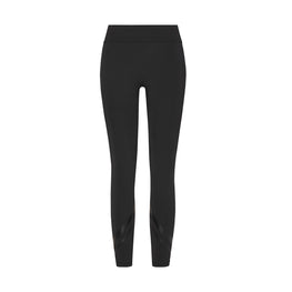 Women Side-Pocket Chevron Leggings - Sport Black