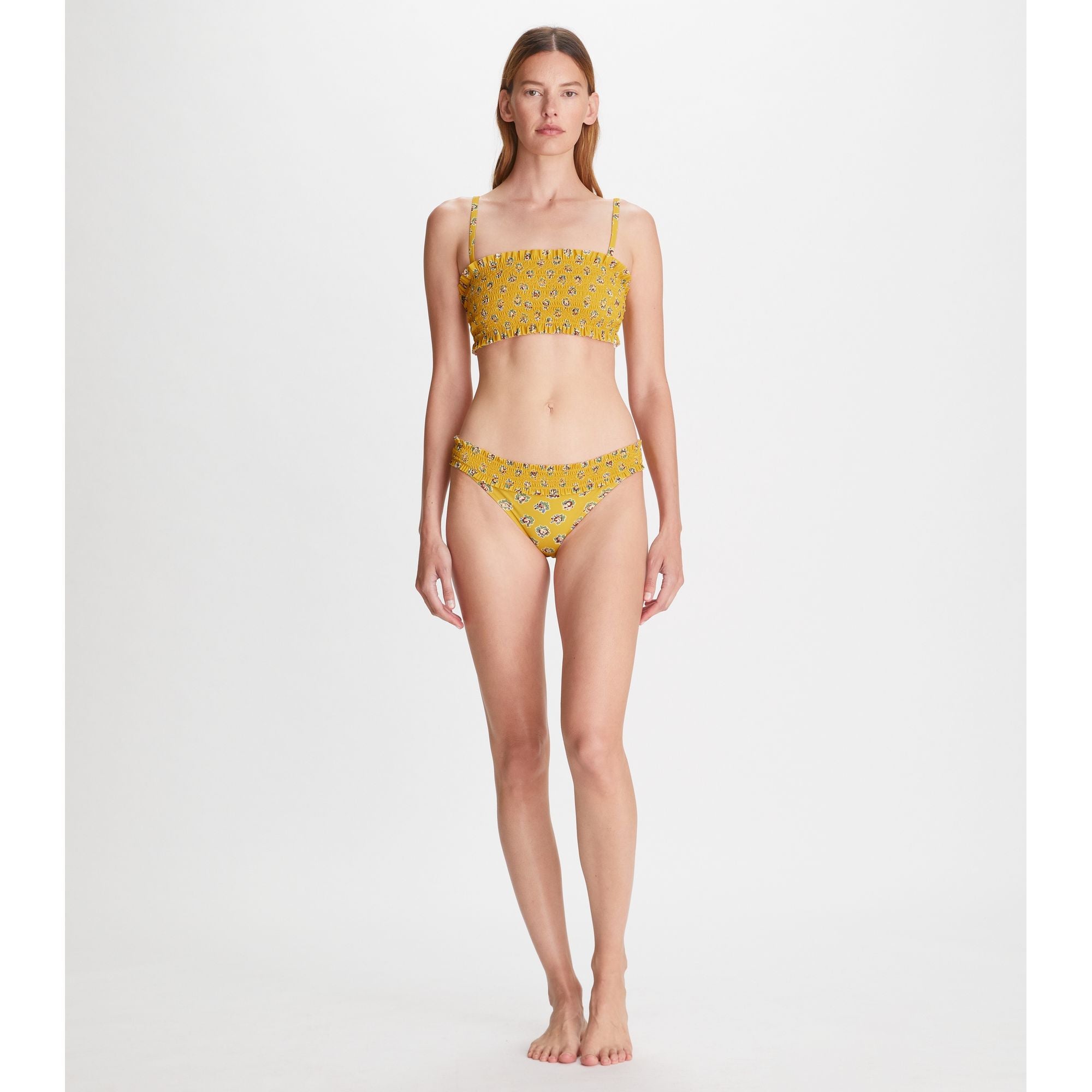 Women Costa Printed Hipster - Yellow Garden Rose