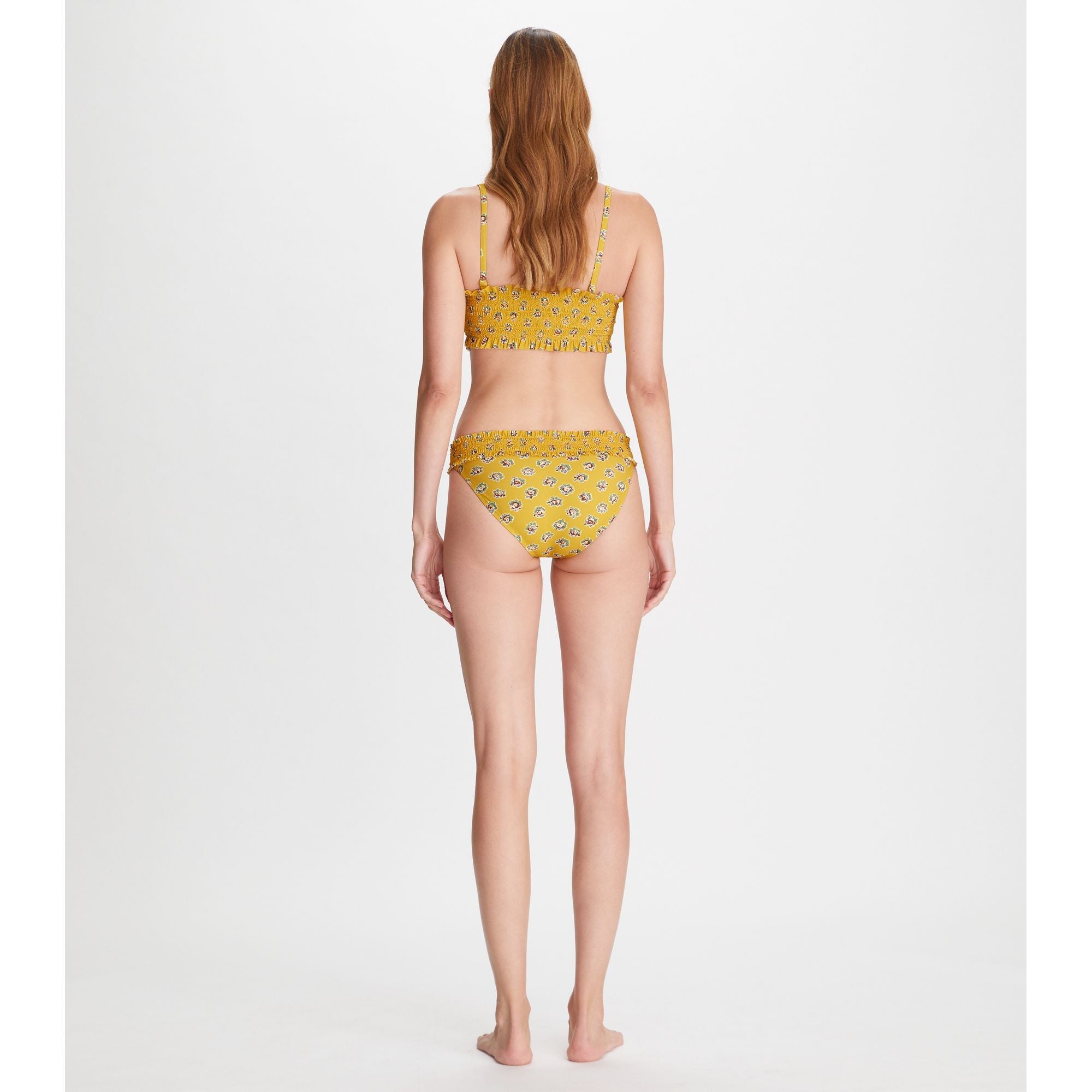 Women Costa Printed Hipster - Yellow Garden Rose
