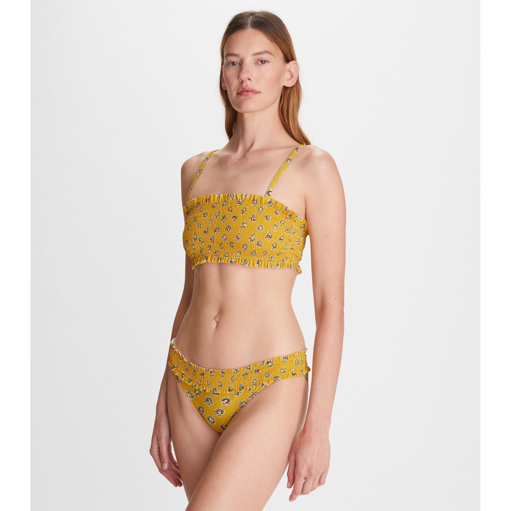 Women Costa Printed Hipster - Yellow Garden Rose