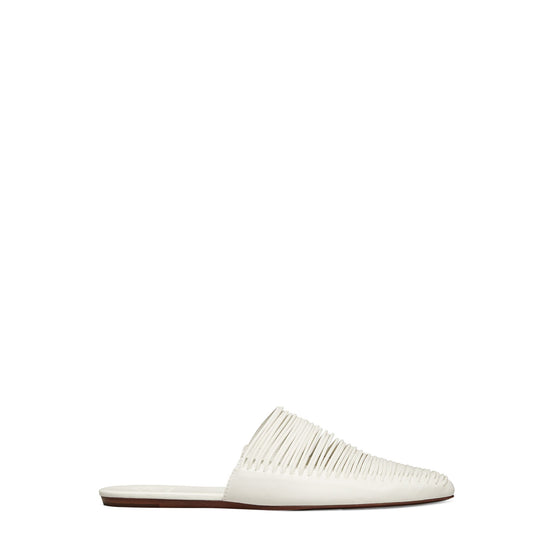 Women Sienna Flat Slide - White