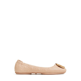 Women Quilted Minnie With Metal Logo - Goan Sand / Gold