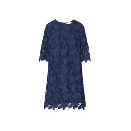 Women Nicola Dress - Black / Tory Navy