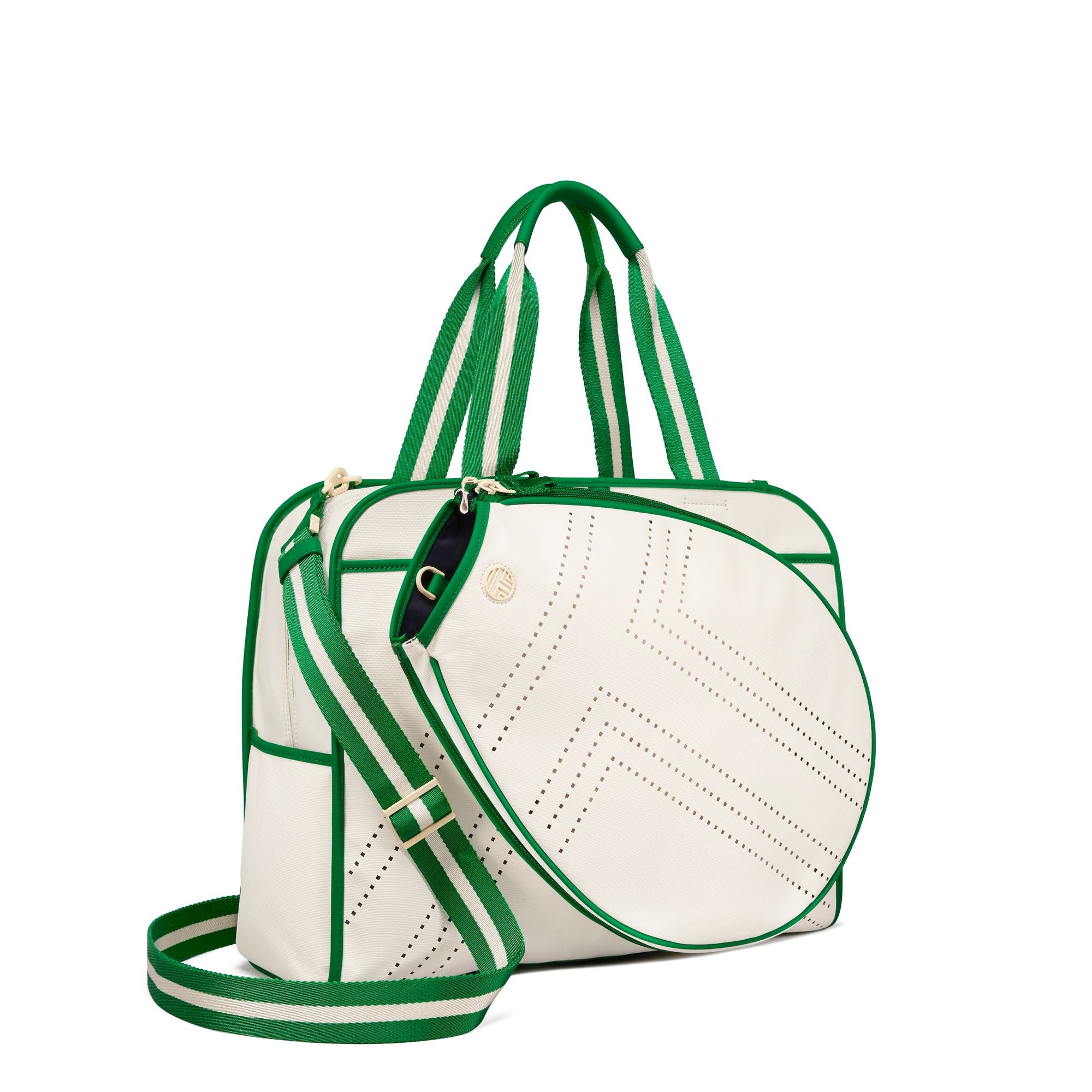 Women Multi Tennis Racquet Tote - Ivory Pearl