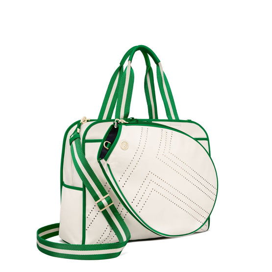 Women Multi Tennis Racquet Tote - Ivory Pearl