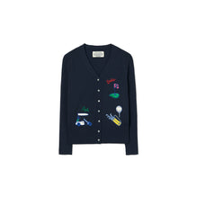 Women Performance Cashmere Fairway Cardigan - Tory Navy