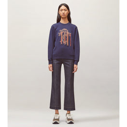 Women Logo Sweatshirt - Tory Navy
