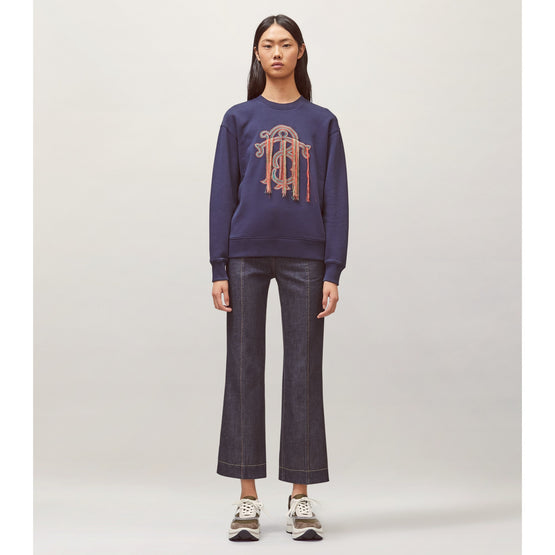 Women Logo Sweatshirt - Tory Navy