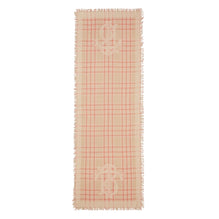 Women Logo Plaid Scarf - Light Sand
