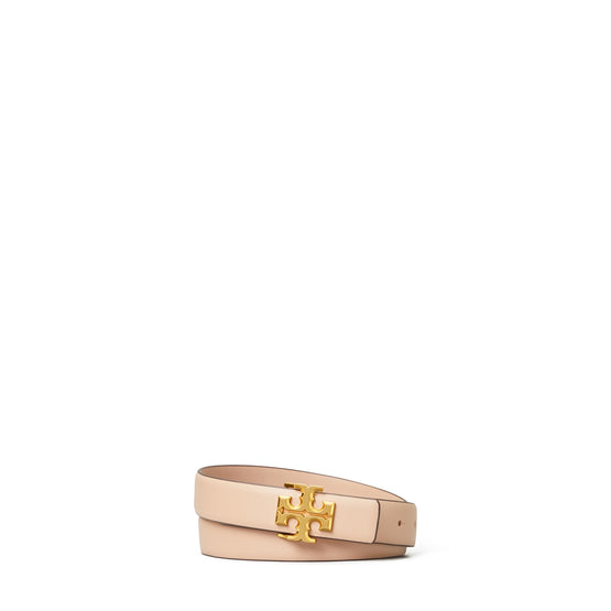 Women 1" Kira Logo Belt - Devon Sand / Gold