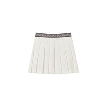 Women Tech Twill Geo-T Pleated Skirt - Snow White