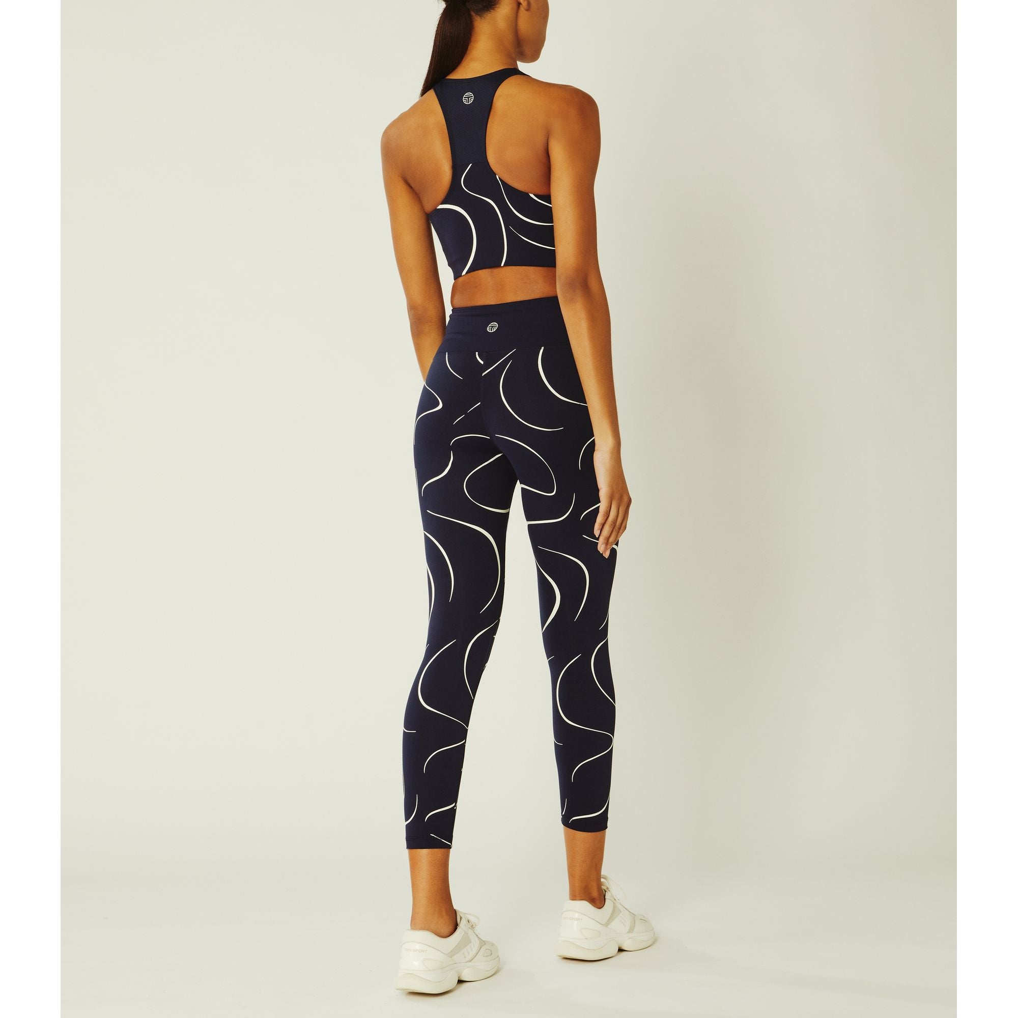 Women Glow High-Rise 7/8 Leggings - Tory Navy Glow