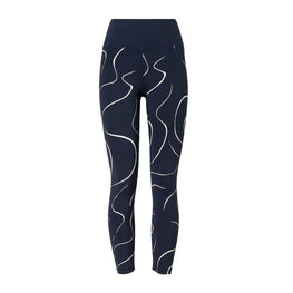 Women Glow High-Rise 7/8 Leggings - Tory Navy Glow