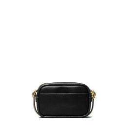 Women Perry Bombe Double Strap Mini Bag - Black / Black