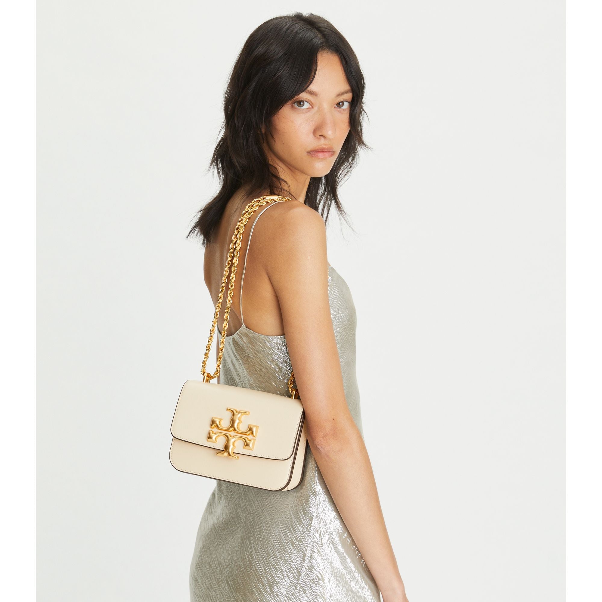 Women Eleanor Small Convertible Shoulder Bag - New Cream