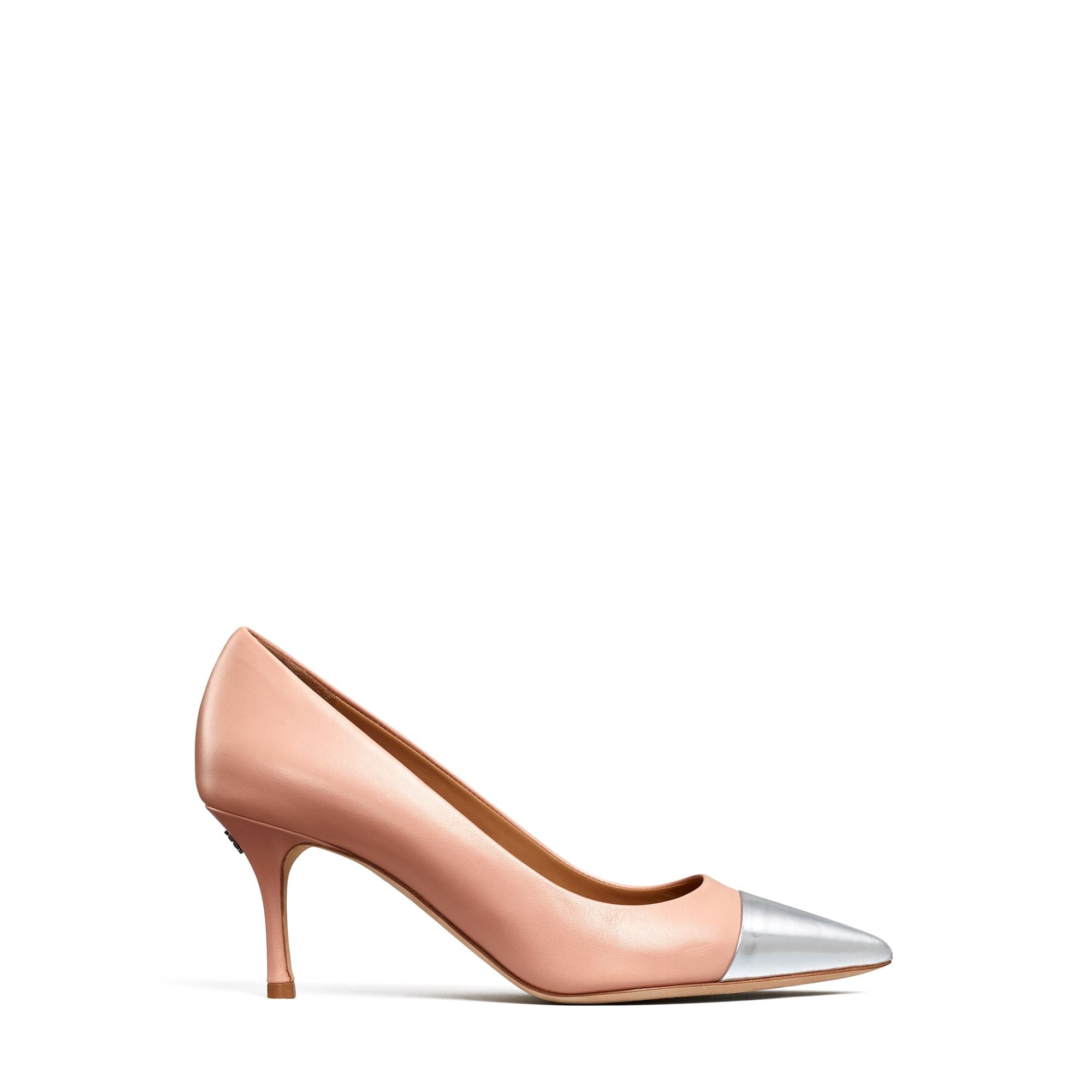 Women Penelope 65Mm Cap-Toe Pump - Pink Moon / Silver