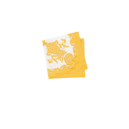 Women Vintage Hawaiian Neckerchief - Golden Crest