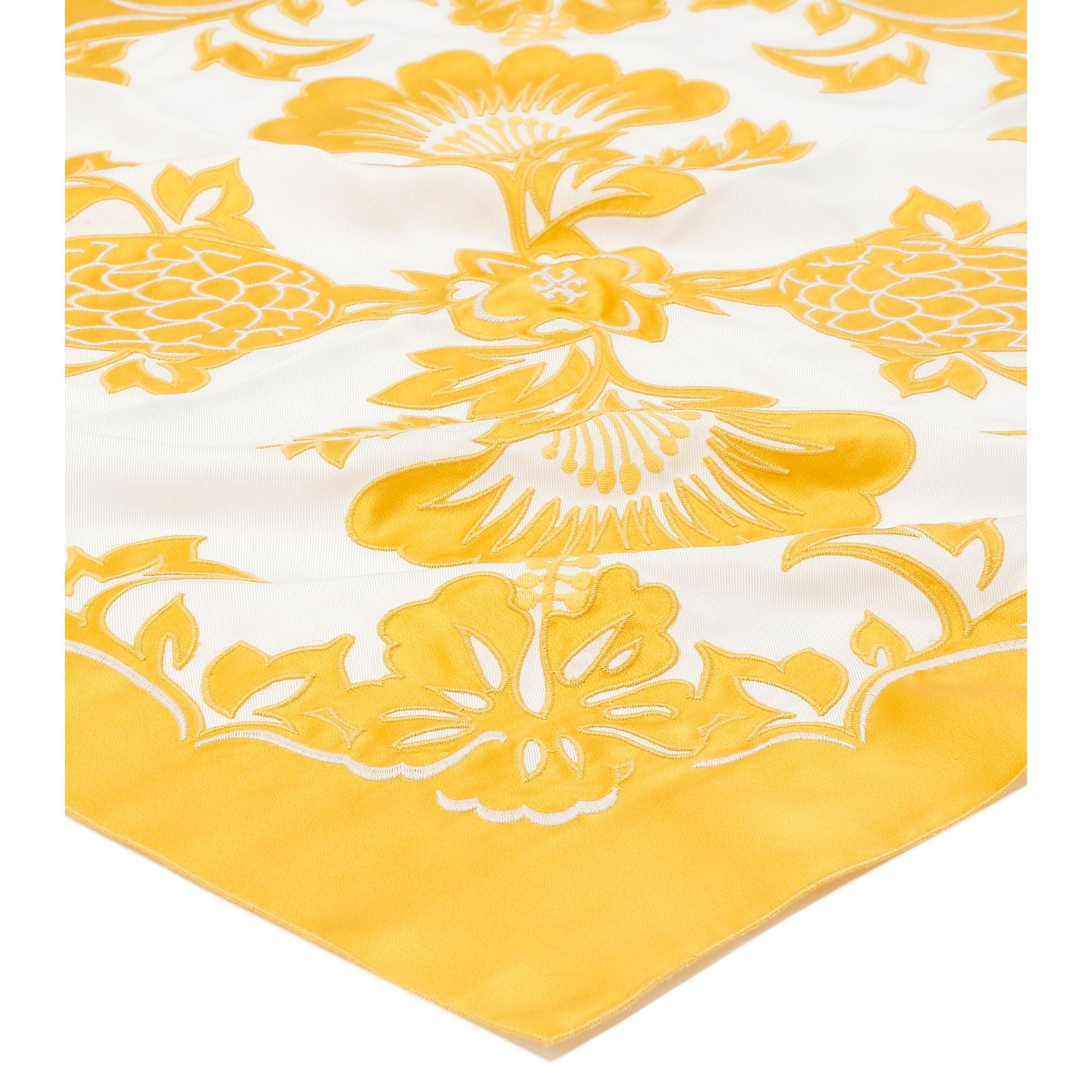 Women Vintage Hawaiian Neckerchief - Golden Crest
