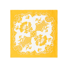 Women Vintage Hawaiian Neckerchief - Golden Crest