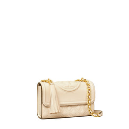 Women Fleming Small Convertible Shoulder Bag - New Cream