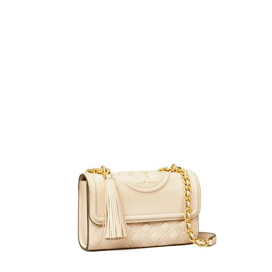 Women Fleming Small Convertible Shoulder Bag - New Cream