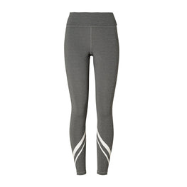 Women High-Rise Compression Melange Pocket Leggings - Dark Grey Heather