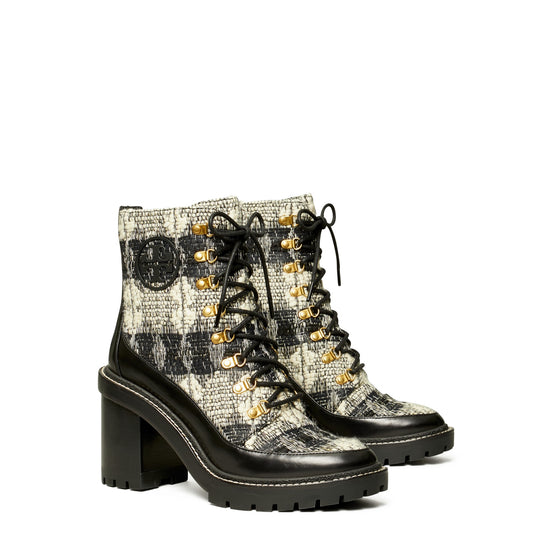 Women Miller 95Mm Lug Sole Bootie - Black/White / Black/White/ Perfect Black