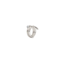 Women Miller Pave Charm Ring - Tory Silver / Crystal / Pearl