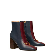 Women Equestrian Link  Boot - Ink Navy / Burgundy