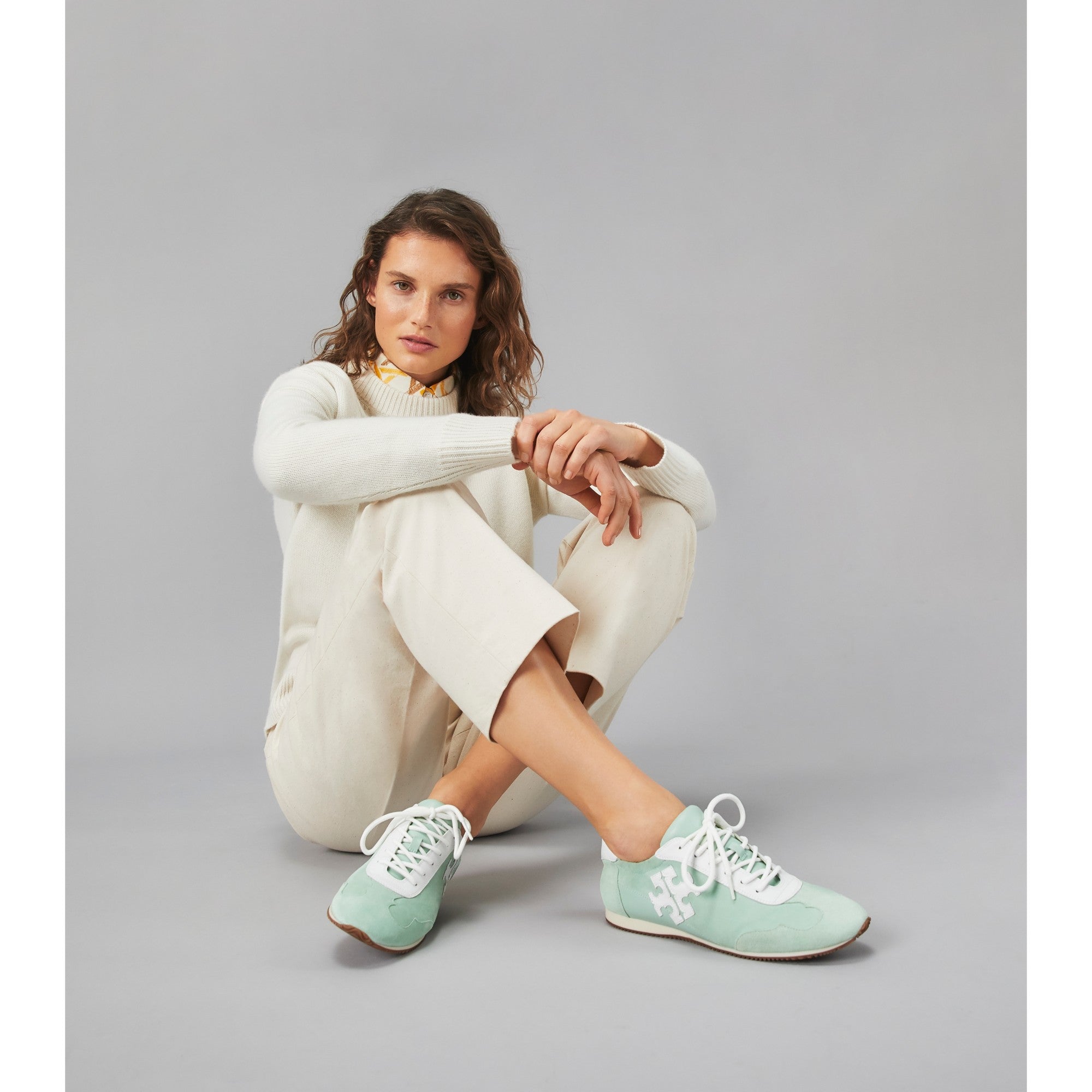 Women Tory Sneaker - Mint Chip / Mint Chip