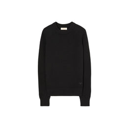 Women Cashmere Sweater With Sequins - Black