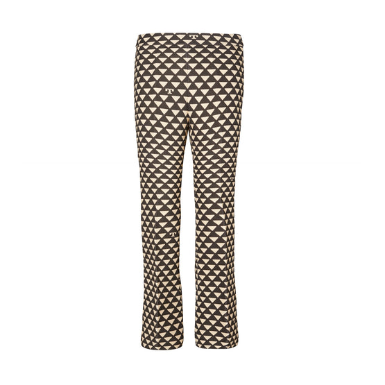 Women Printed Twill Crepe Pant - Triangle Geo