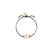 Women Embrace Ambition Braided Bracelet - Tory Gold / Black Multi