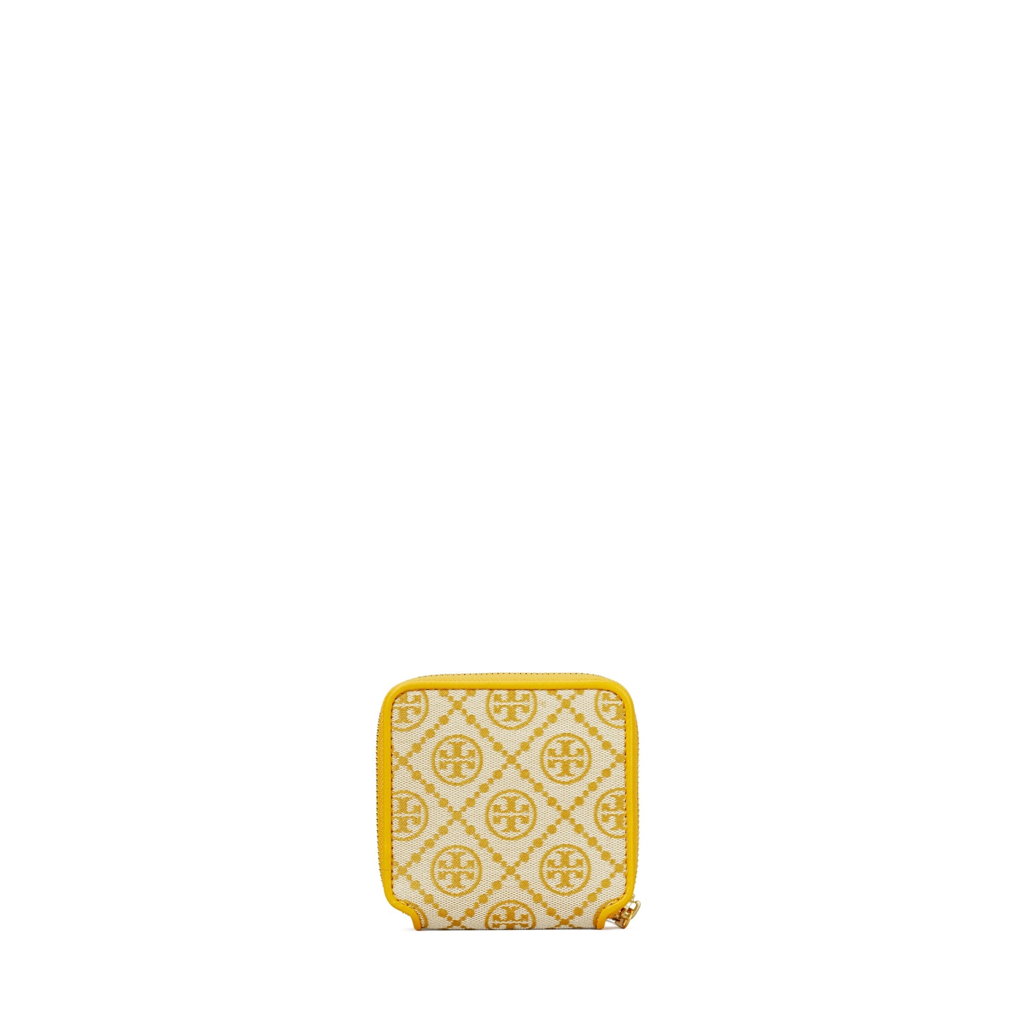 Women T Monogram Bi-Fold Wallet - Goldfinch