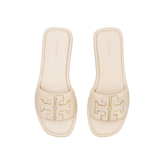 Women Double T Sport Slide - Dulce De Leche / Gold