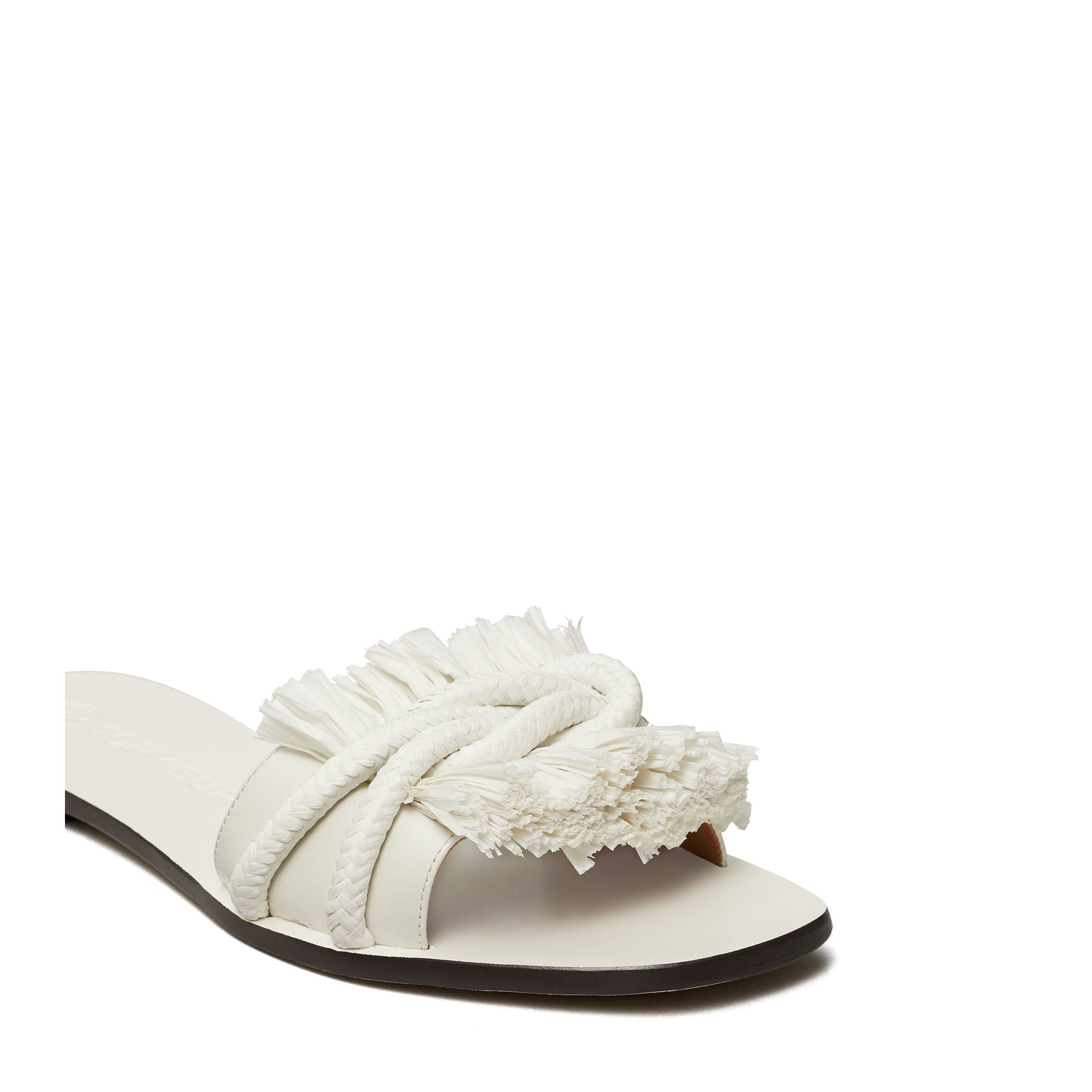 Women Rope Flat Slide - New Ivory / New Ivory