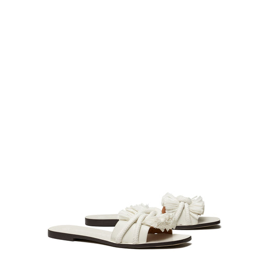 Women Rope Flat Slide - New Ivory / New Ivory