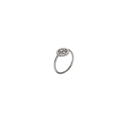 Women Miller Pave Delicate Ring - Tory Silver / Crystal