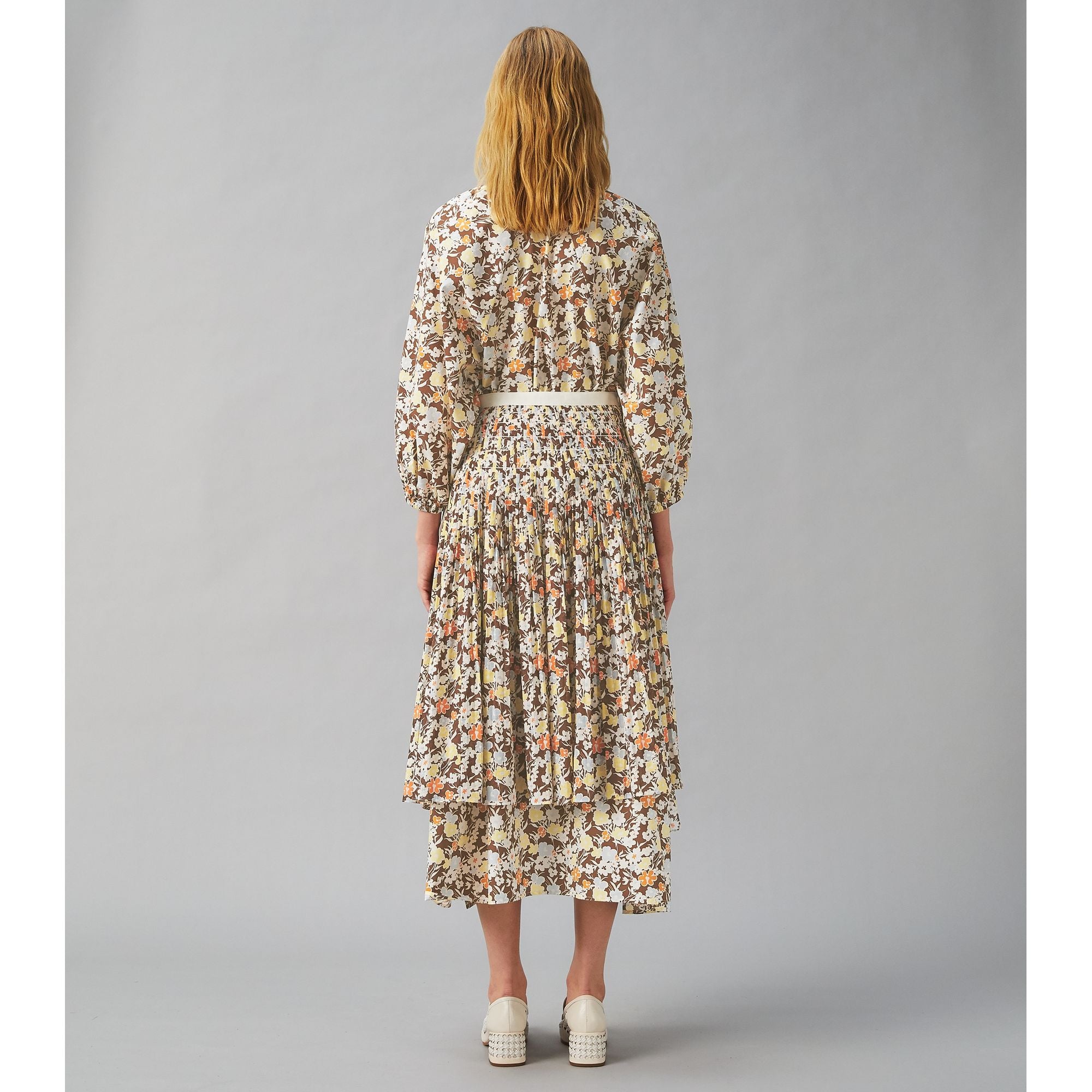 Women Pleated Tie Wrap Skirt - Reverie