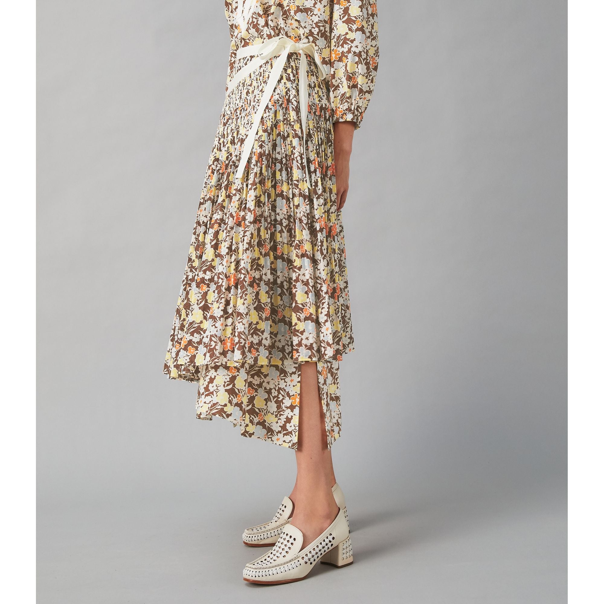 Women Pleated Tie Wrap Skirt - Reverie
